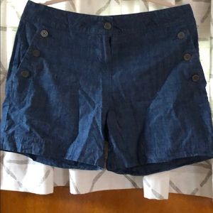 The Limited Chambray Shorts